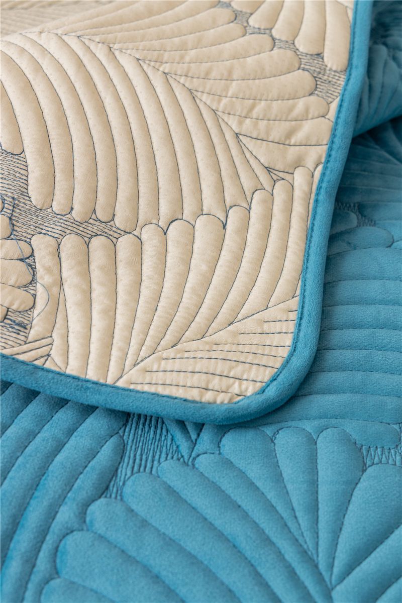 Autumn and winter style ultra soft solid color plush banana leaf sofa cushion modern simple double sofa cushion cloth factory direct sales_voghion.com