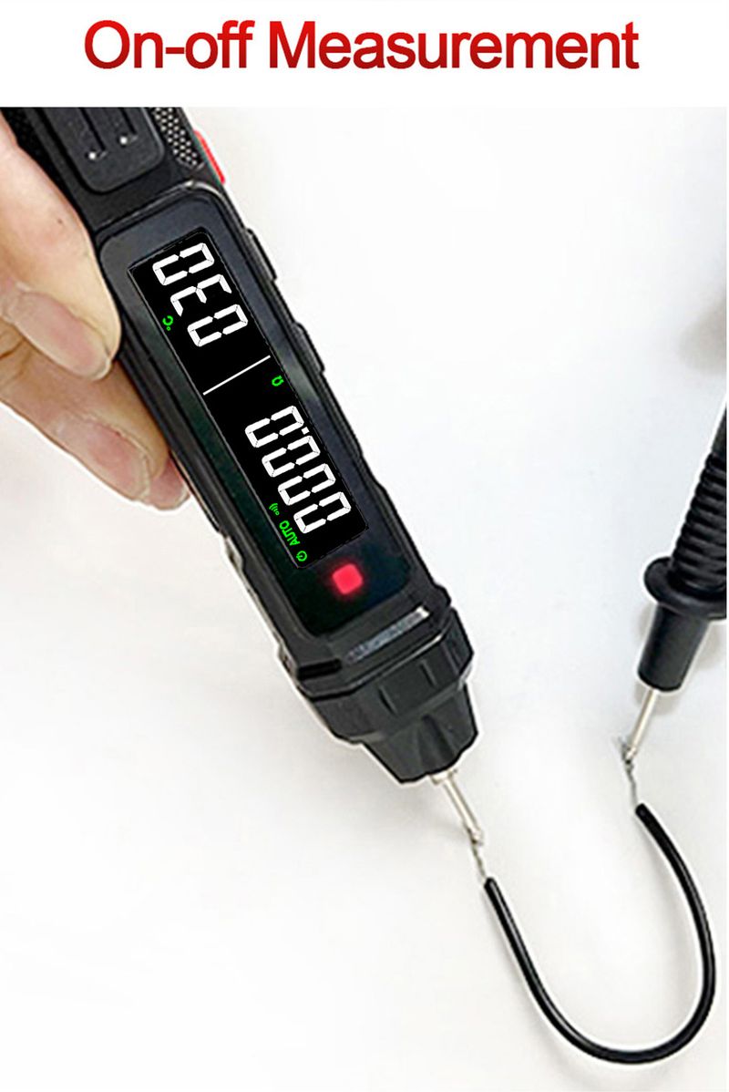 Smart Digital Multimeter 6000 Counts Non Contact High Precision Voltage Detector Pen Auto Range Capacitance OHm NCV Tester_voghion.com
