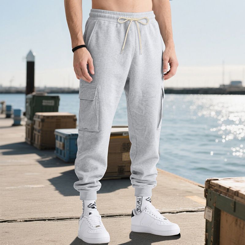 Men's Heavyweight Cargo Overalls – Multi-Pocket Utility Pants, Oversized Streetwear Style, Comfort Fit (S-XXXL_voghion.com