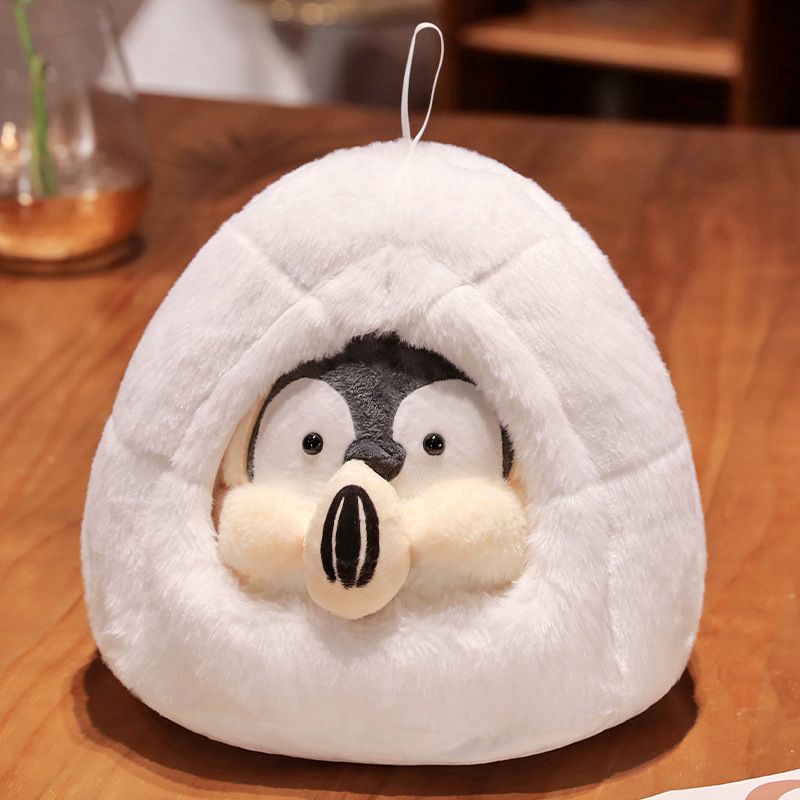 Penguin Plush Cute Toy Pet Nest Doll Doll Ocean Museum Souvenir Wholesale Grey Seed Nest Penguin Small_voghion.com