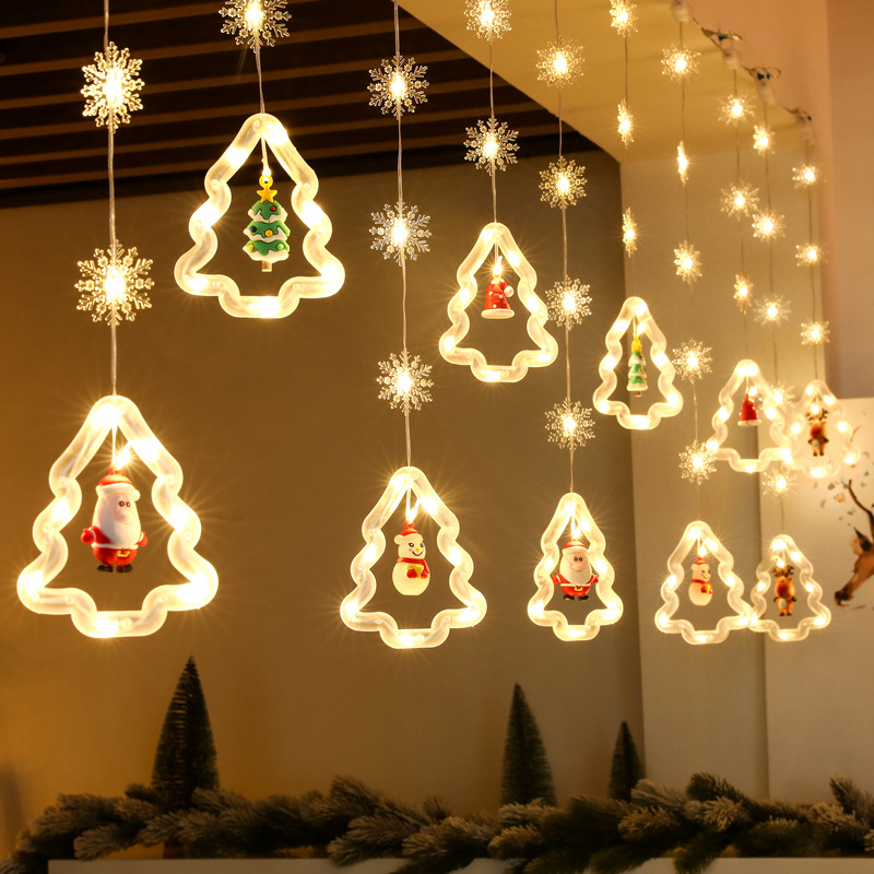 Decoratief gescheurd decoratief licht, hangend gordijnlicht, hangend displayvenster, LED-tringlicht, teer_voghion.com
