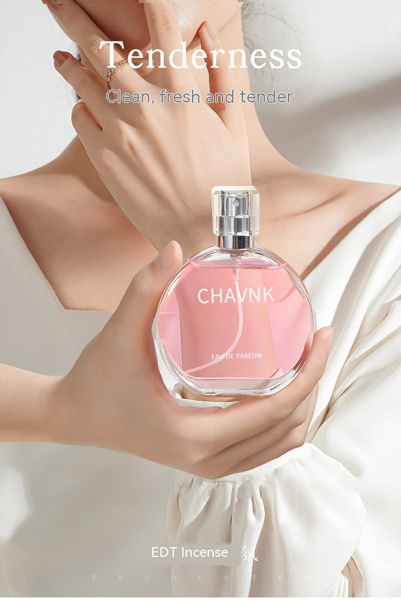 Diffusion en direct par une célébrité en ligne du parfum de Mme COOC, Classic Cocoa Encounters, eau de toilette fraîche en spray longue durée_voghion.com