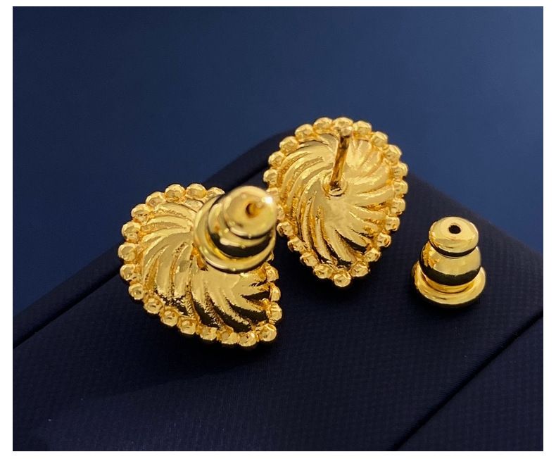 Damenschmuck Perlenrand Volldiamant Wassertropfen Einzelne Blume Ohrringe Importiertes Messing Eingelegter Zirkon Französisch Retro Einfaches Design Ohrringe_voghion.com