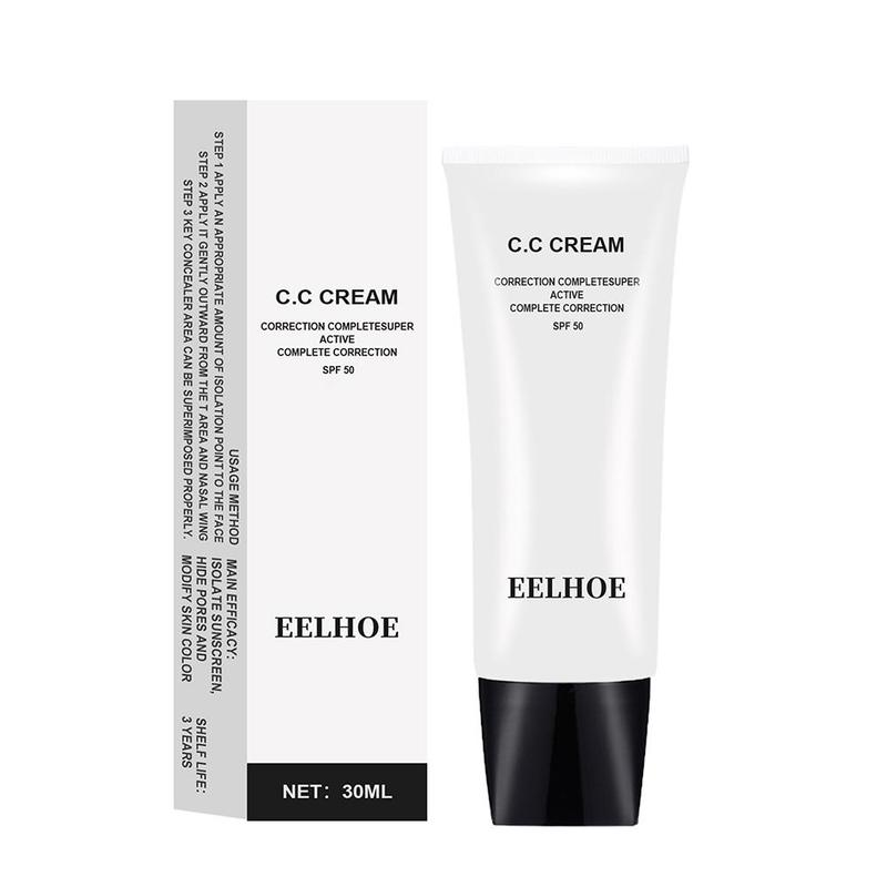 30ML CC Krem Kusurları Gizle Cilt dostu Cilt Rengini Aydınlatır Kozmetik Vakfı Kaba için Kapatıcı Krem_voghion.com