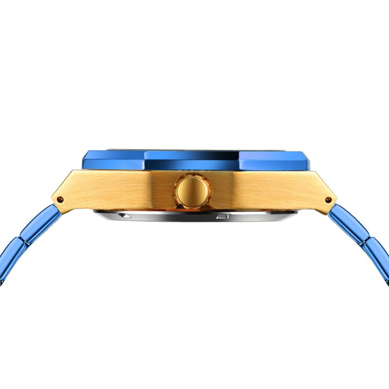 Montre mécanique automatique squelette tendance pour homme avec fonction heure universelle, boîtier en acier inoxydable de 41 mm, verre minéral, bracelet en alliage_voghion.com
