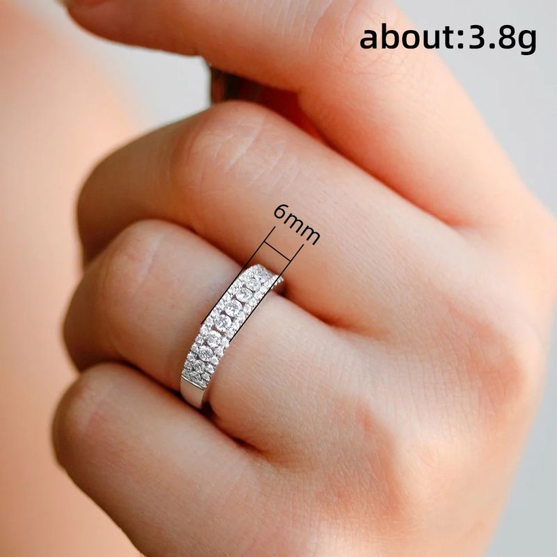 Cao Shis Messingschmuck ist vollständig mit Zirkon besetzt und eignet sich sowohl für Männer als auch für Frauen und als Paarring_voghion.com