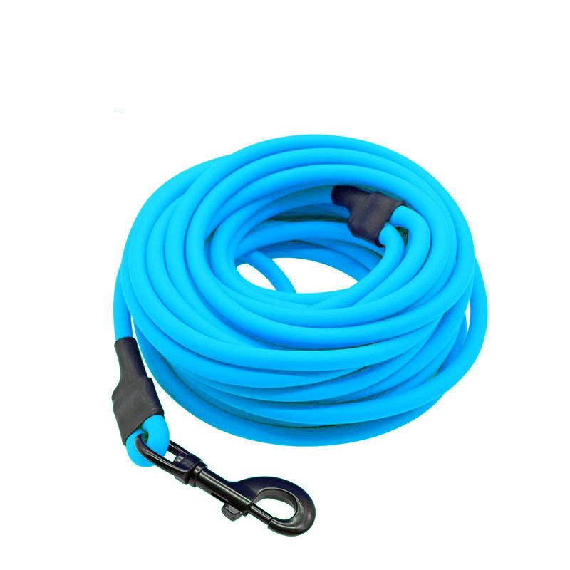 Laisse ronde extensible en PVC, imperméable, résistante à l'usure, au froid et à la traction, pour chiens de petite et moyenne taille_voghion.com
