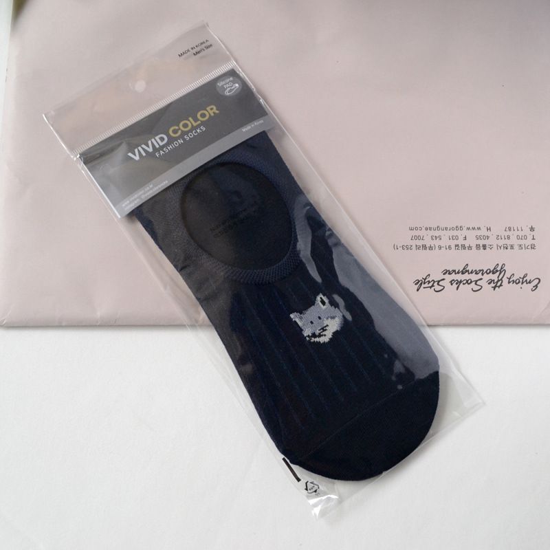 Flache Mund Unsichtbare Socken Kleine Tier Koreanische Socken Vividcolor Schweiß Absorbieren Atmungsaktive Socken Sommer Business Mode Casual_voghion.com