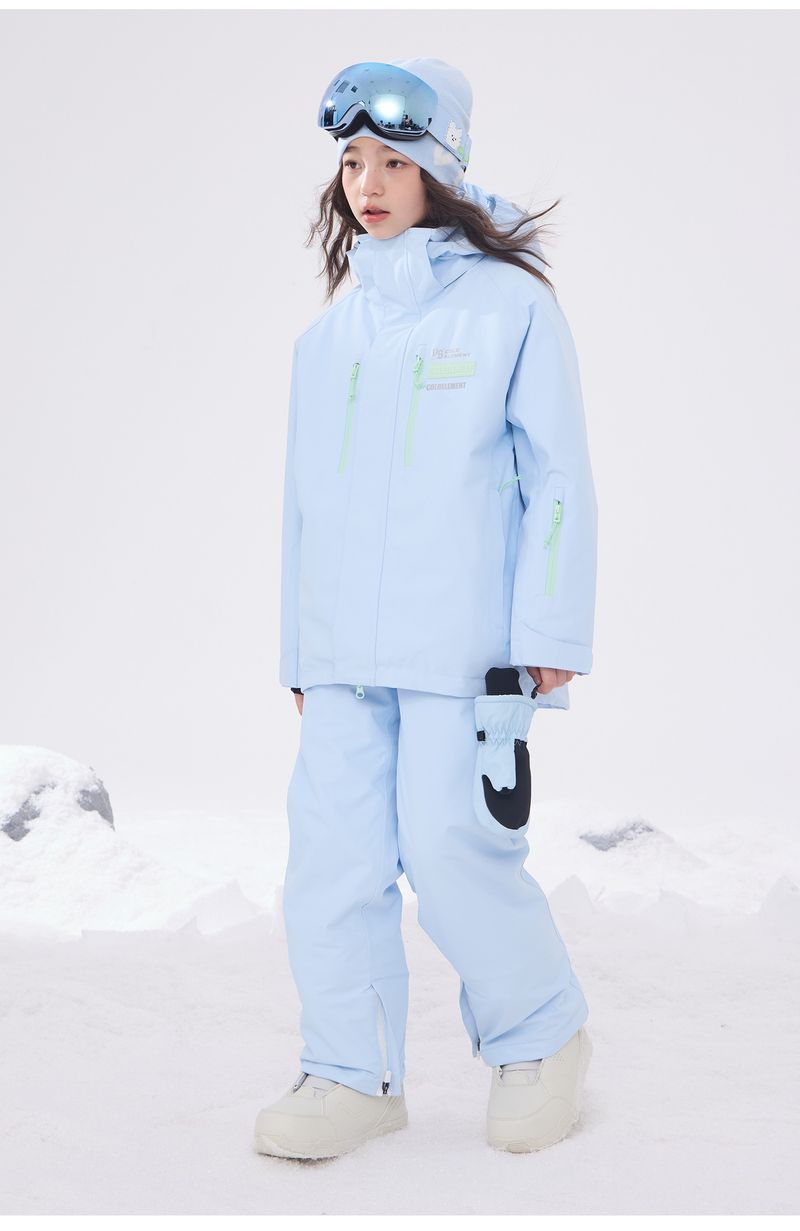 Kinder-Skijacke und -hose für alle Jahreszeiten – Winddichter, wasserabweisender Schneeanzug für Jungen und Mädchen (110–170 cm)_voghion.com
