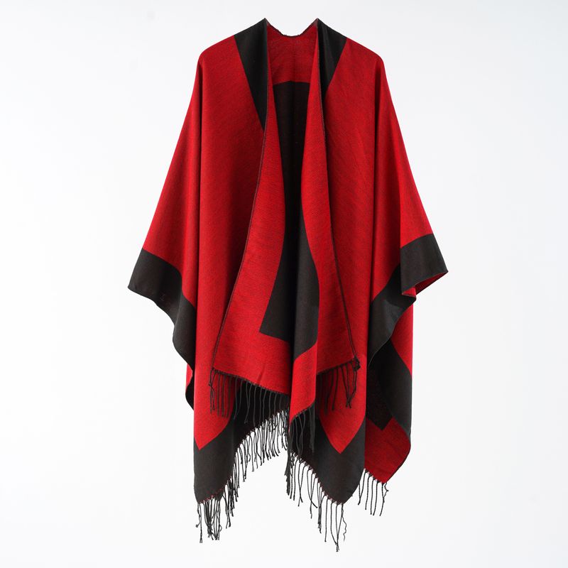 Winter Kwastjes Kasjmier Sjaal Dames Lange Stijl Lente en Herfst Verdikte Extra Grote Sjaal Dubbel doel_voghion.com