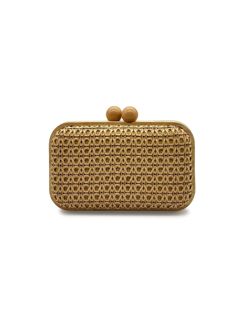 2025 Summer Main New Wooden Evening Banquet Socialite Handheld Straw Fashion Small Square Bag_voghion.com