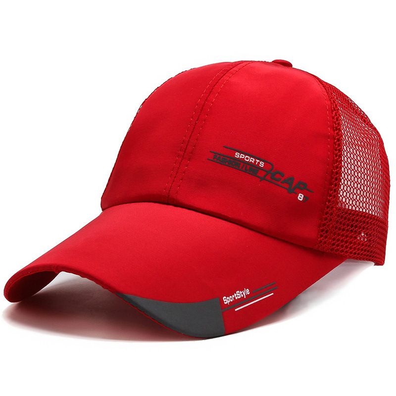 Spring Summer Men's Baseball Sun Protection Printed CAP Duckbill Cap Outdoor Wide Brim Hat Trendy_voghion.com
