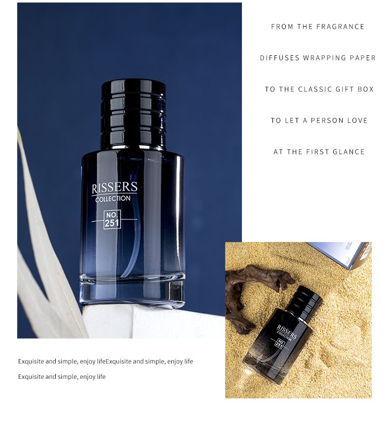 2024 Novo Perfume para Homens Selvagens Perfume RISSERS Marca 50ml Perfume Fragrância Persistente Perfume Quente Duradouro_voghion.com