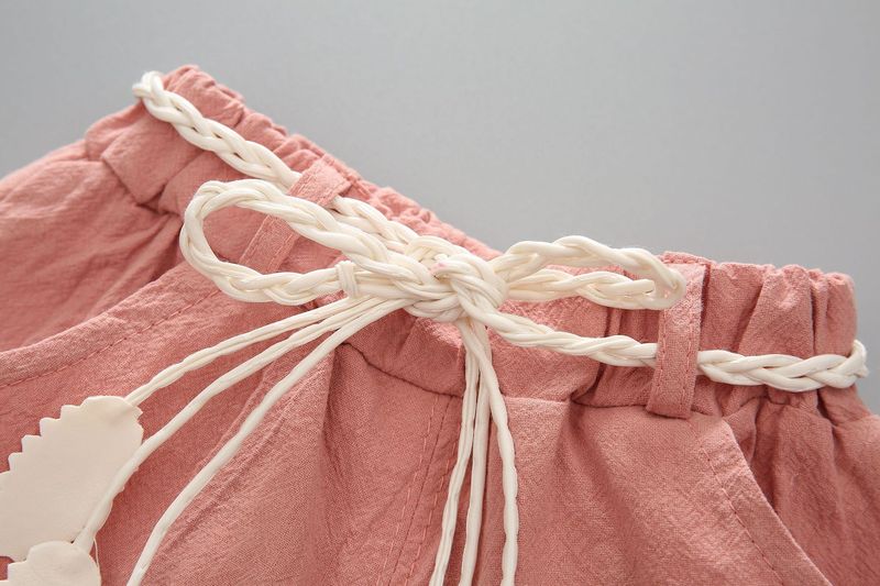 Ensemble deux pièces pour mère et fille, short à manches courtes et col rond, imprimé pastèque_voghion.com