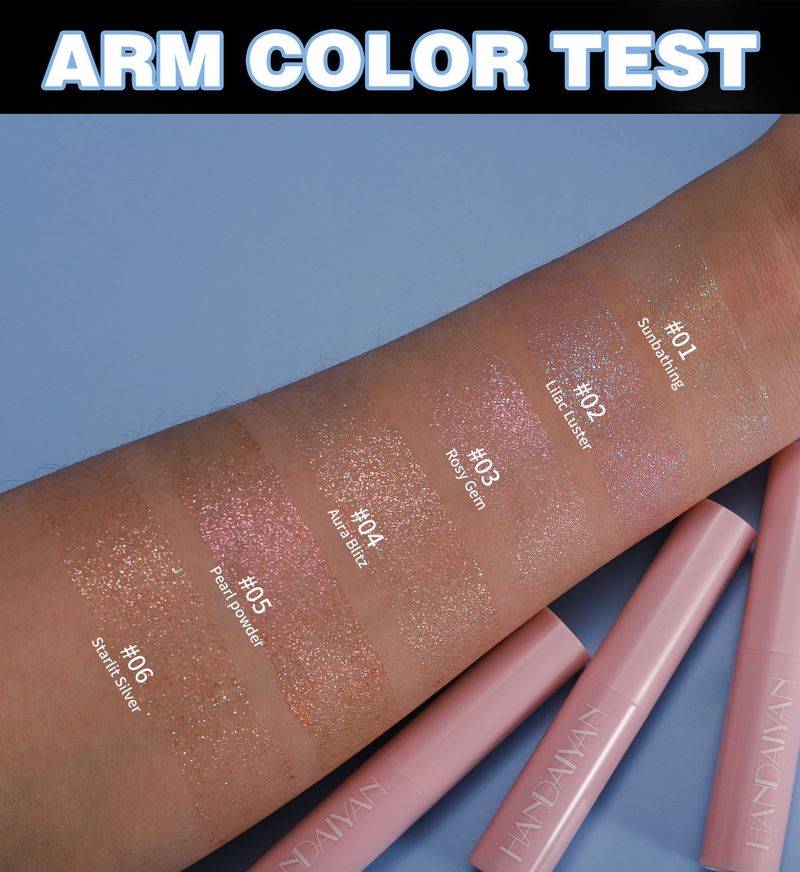 HANDAIYAN 6 - Color Jelly Eyeshadow Stick With Fine Shimmer - Fine Pearl Jelly Highlight Eyeshadow Stick_voghion.com