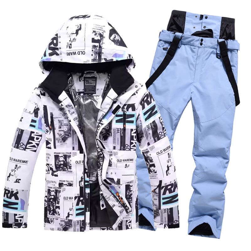 Ensemble de ski cross-country pour homme, coupe-vent, imperméable, chaud, respirant, simple ou double, avec pantalon_voghion.com
