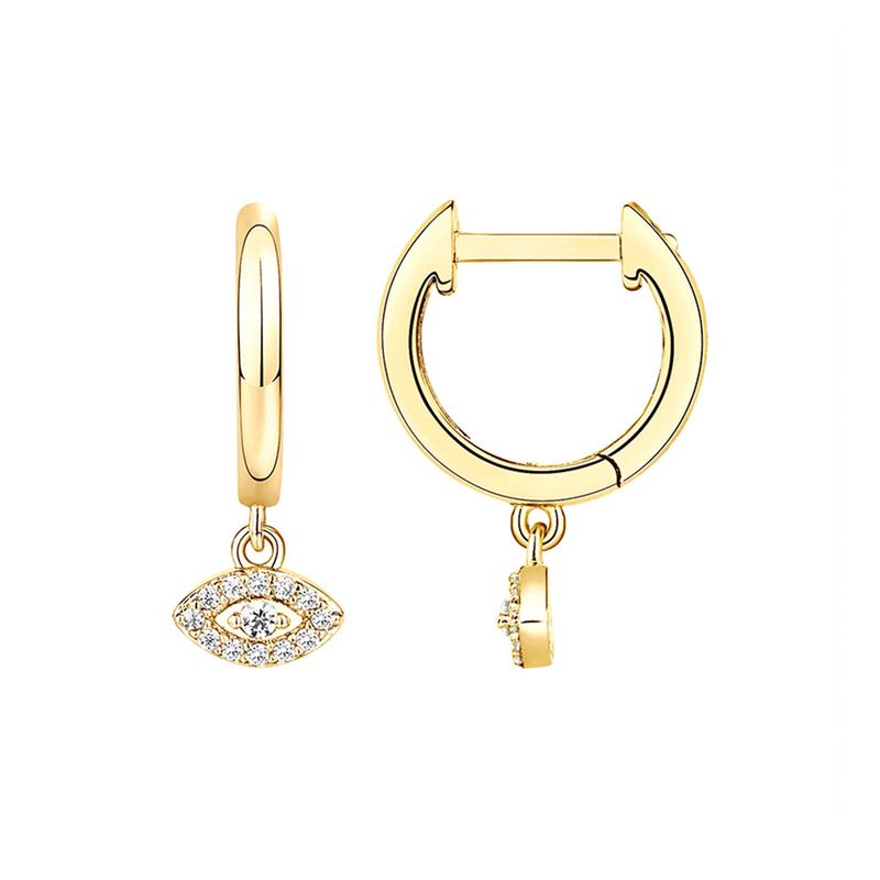 Set di gioielli da donna alla moda in argento sterling S925 con pugnale e croce, orecchini con ciondolo a forma di luna e stella con occhio di diavolo_voghion.com