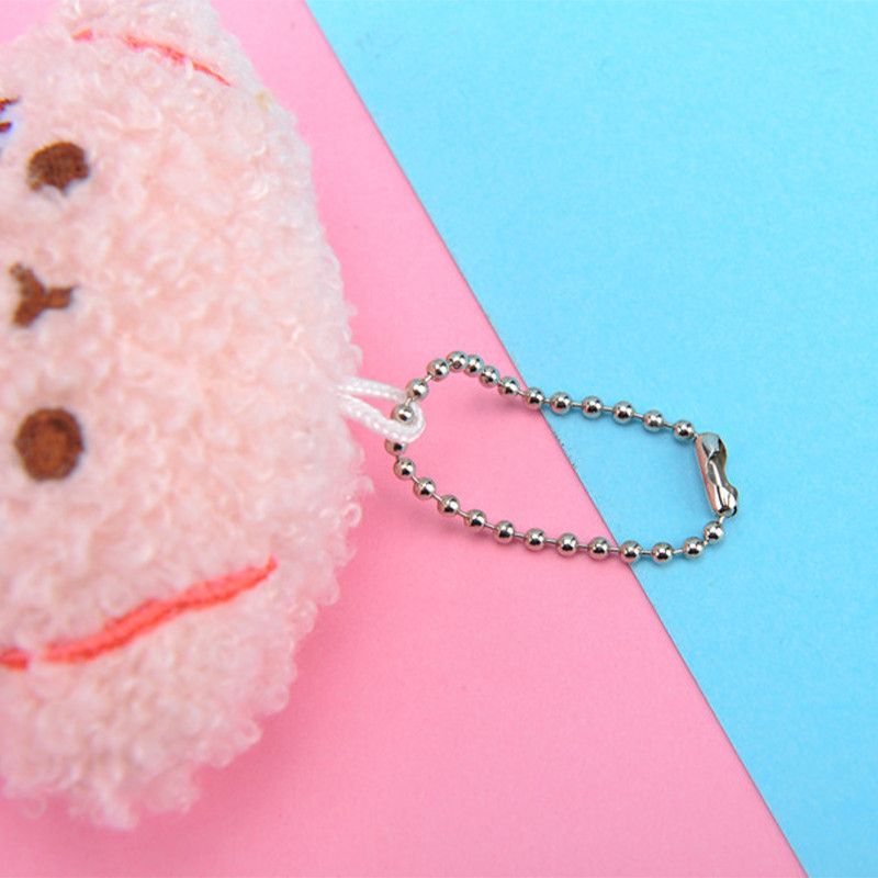Teddy Bear Charming Plush Keychain Adorable 8cm Animal Bag Accessories Soft Toy_voghion.com
