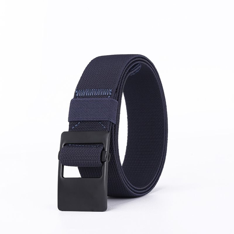 Woven Elastic Belts For Men & Women - Decorative Pin Buckle, Casual & Versatile Style_voghion.com