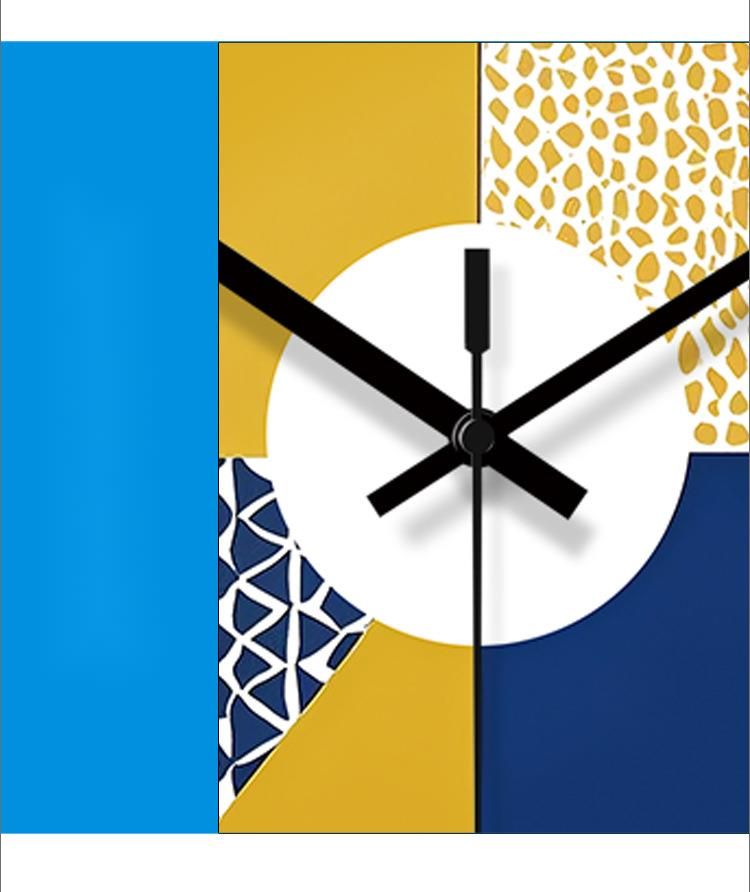 Yipula 7017 Leise, einfache nordische, moderne, kreative Wanduhr für das Wohnzimmer zu Hause_voghion.com