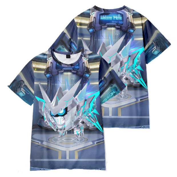 Eladó rajzfilmfigura Egg Party 3D digitális nyomtatású aranyos, lélegző póló_voghion.com