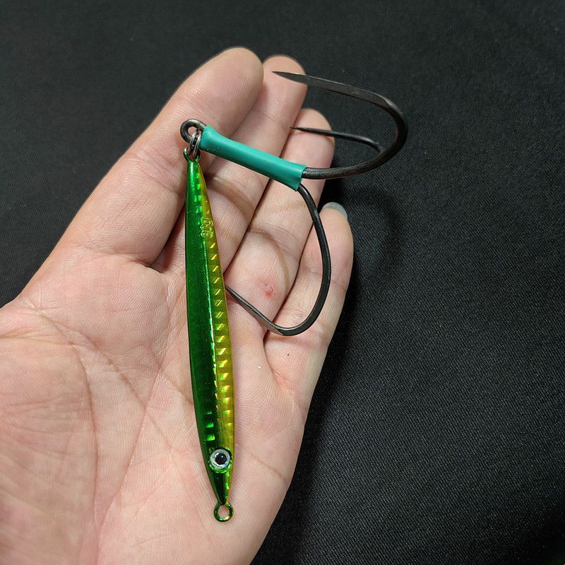 Blade Scale Casting Large Lure Fishing Gear Full Set Spear Hook Slim Long Iron Plate_voghion.com