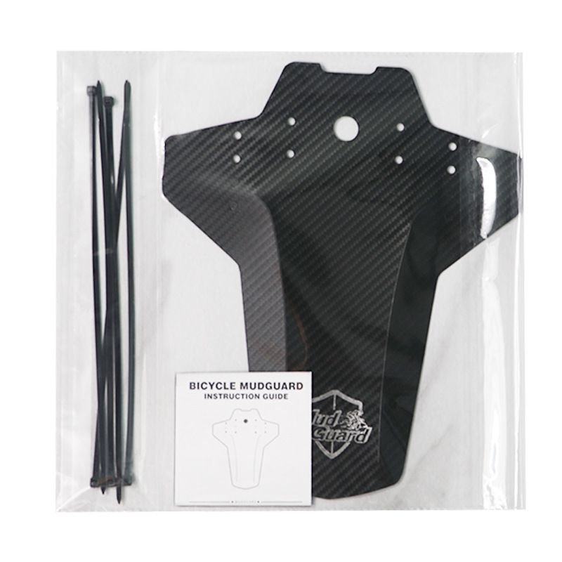 Mountain Mudguard Downhill Bike Carbon Fiber Pattern Mud Tile MUDGUARD Bicycle Accessories_voghion.com