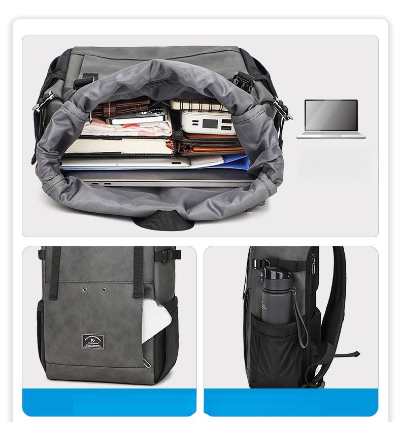 Expandable Travel Bag Large Capacity Laptop Backpack 2025 New_voghion.com