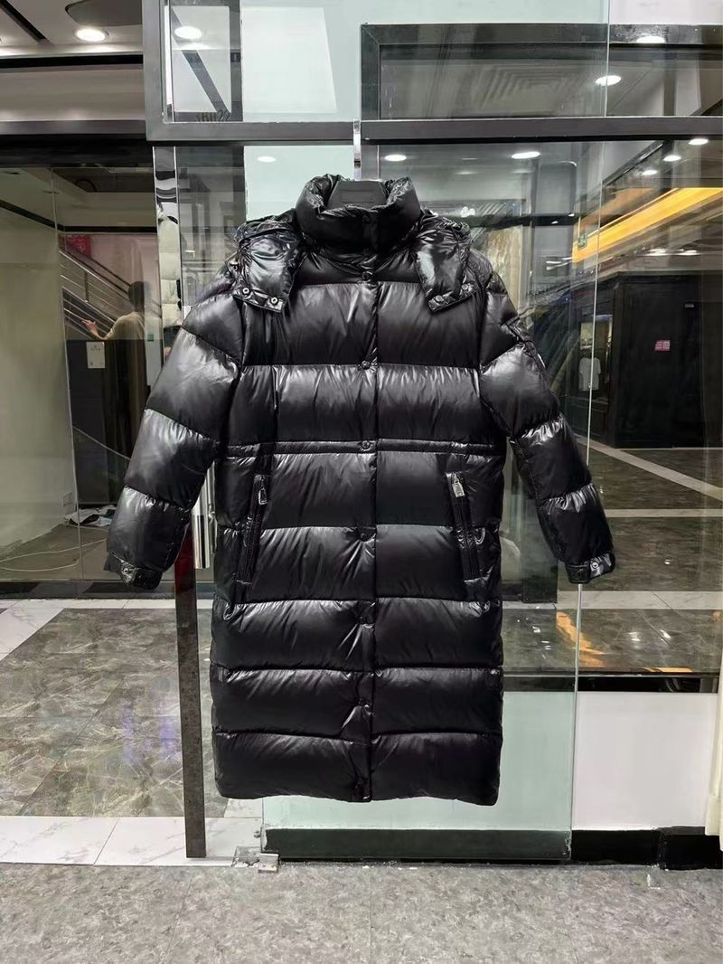 Neu M Mengkou Damen Mittellange Daunenjacke mit Kapuze Verdickter, modischer, lässiger, warmer Mantel_voghion.com
