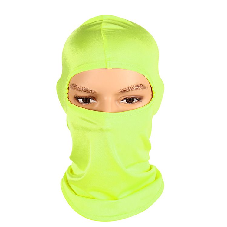 Maschera antivento con cappuccio in Lycra morbida LazyZoom per ciclismo all'aperto, bicicletta e moto. Protezione solare._voghion.com