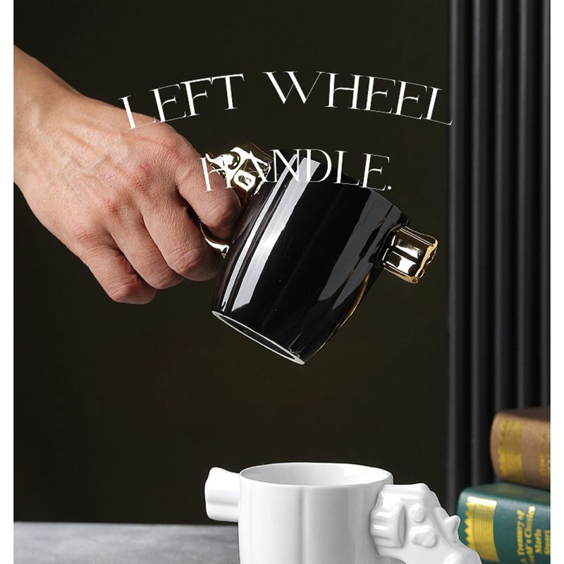 Creative Revolver Ceramic Explosion-proof Military Style Mug Personalized Shape Coffee Large Capacity Water Cup_voghion.com