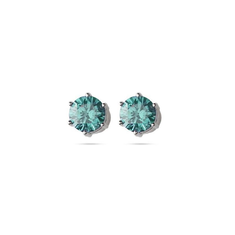 White & Gray Zircon Magnetic Clip-On Earrings – Hip Hop Style Inspired By Neymar & Ronaldo, No Piercing Required_voghion.com