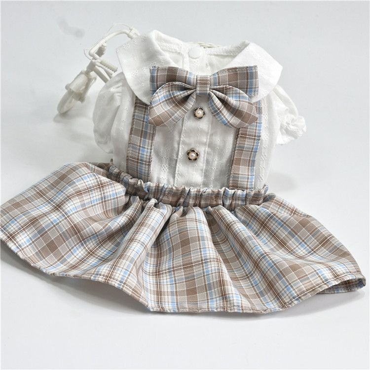 2021 neue Frühling Sommer Herbst Nette JK College Stil Rock Schnauzer Teddy Bichon Katze Kleidung_voghion.com