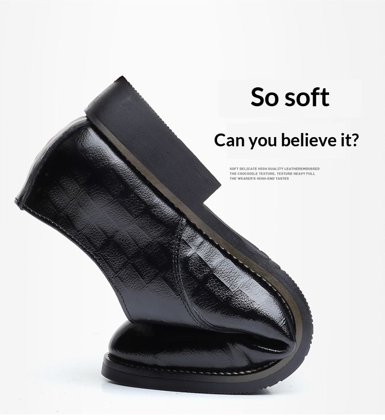 Glide Herren Business-Casual-Schnürschuhe aus echtem Leder mit spitzer Zehenpartie, ideal für Büro, Trauzeugen, Hochzeiten und mehr. Bequem und komfortabel._voghion.com