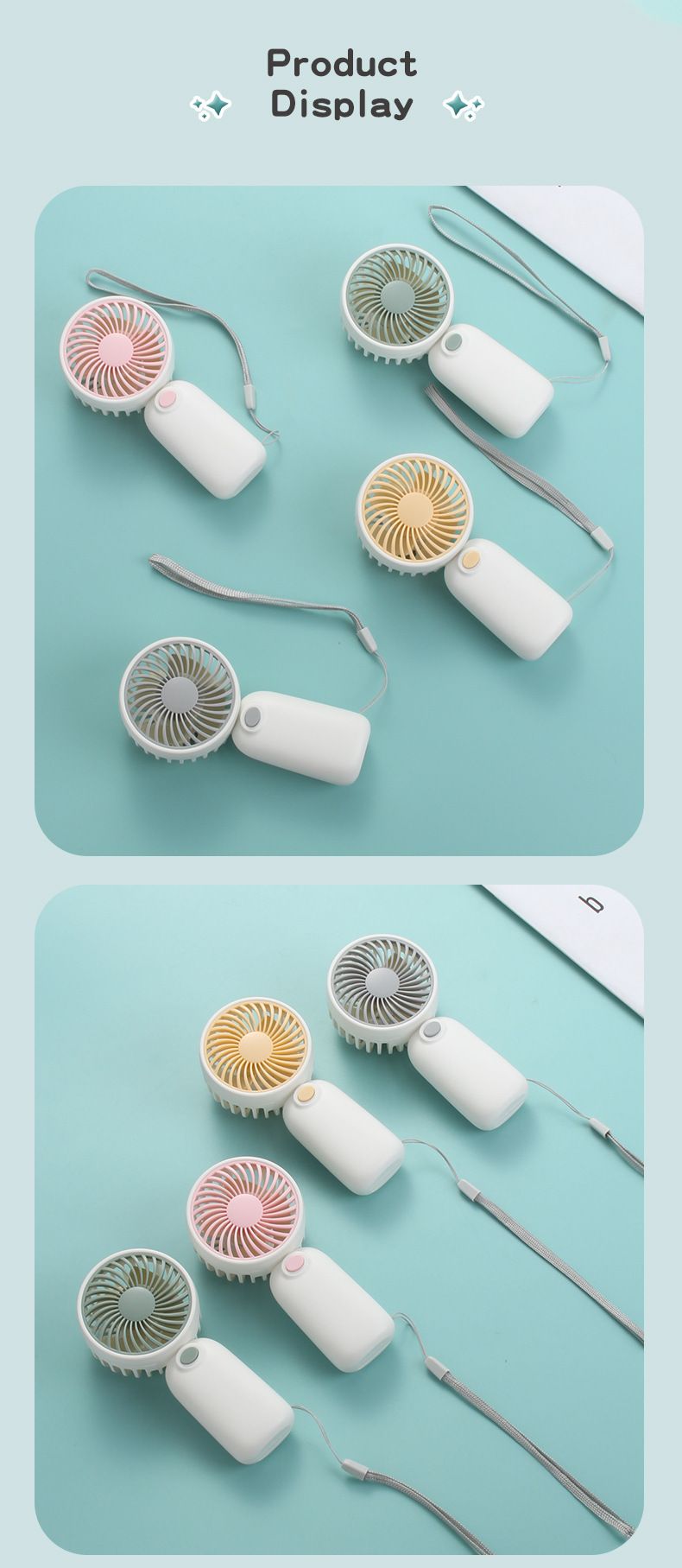 7 Pocket Portable Battery Mini Handheld Fan New Gift_voghion.com