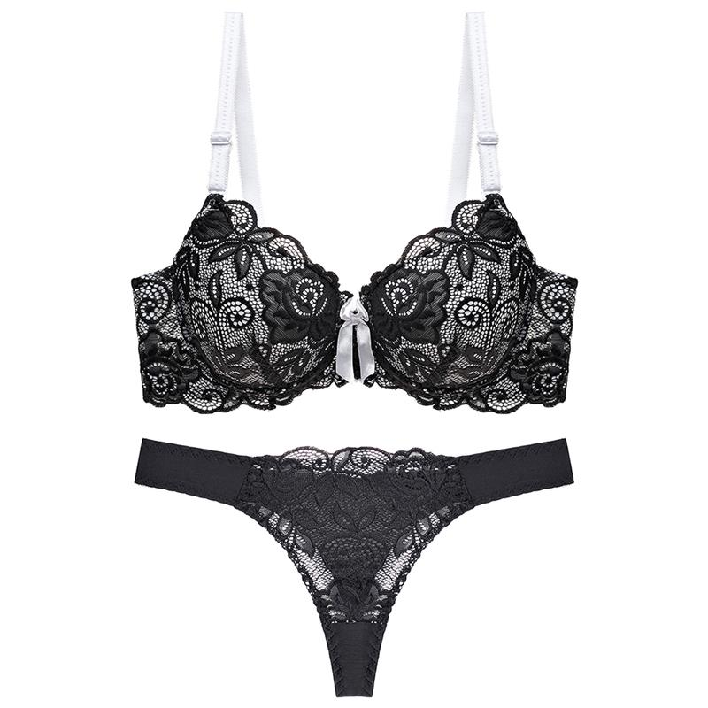 Julexy Nieuwkomers 2022 Sexy Vrouwen Bh Set BC Cup Push Up Ondergoed En Panty Set Intieme String Ondergoed Set_voghion.com