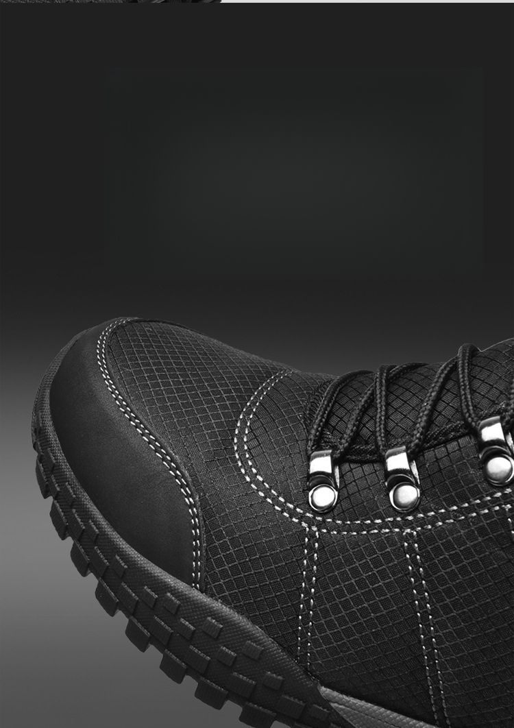 High-Top Cotton Men's Boots Warm Thickened Waterproof Snowproof Snow Boots_voghion.com