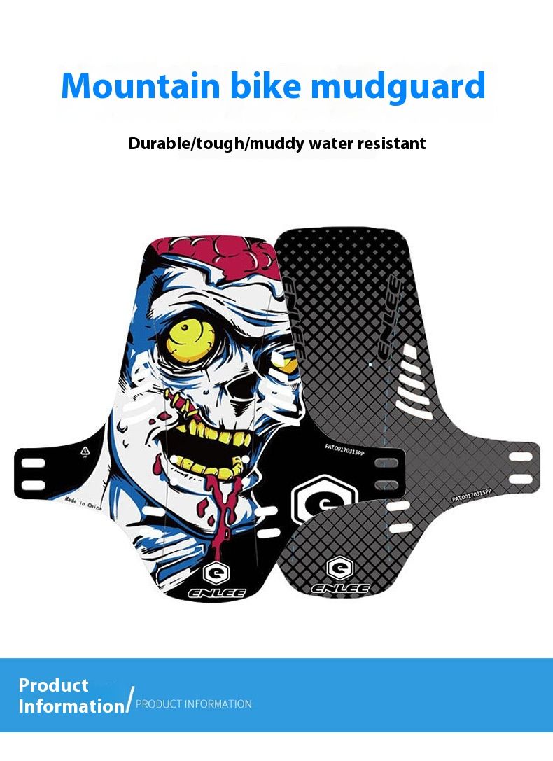 Blatník na kolo Enlie přenosný ultratenký rám přední vidlice štít proti dešti rychlost na horské kolo sjezd off-road odbahnění_voghion.com