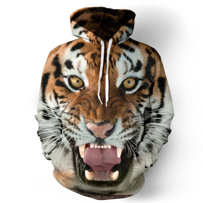 Saldi caldi della stagione Felpa con cappuccio digitale 3D con tigre transfrontaliera, giacca da baseball, stile casual, dalla Cina continentale, senza marchio_voghion.com