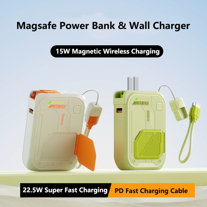 20000 MAh Power Bank Travel Magnetic Wireless 22.5 W Fast Charger For IPhone 16 15 X Samsung Xiaomi Powerbank_voghion.com