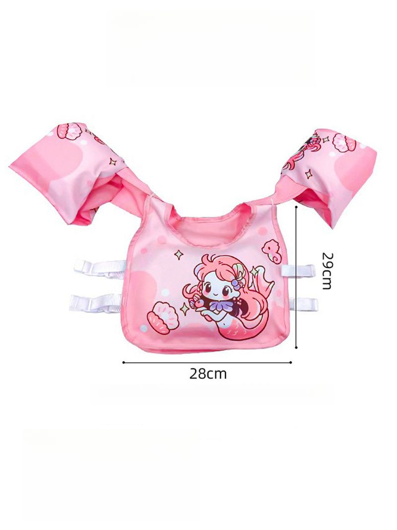 Xiaolu kindervest zonder opblazen, jongens en meisjes, drijvende mouwen, armbanden, baby-beginnerszwempak_voghion.com