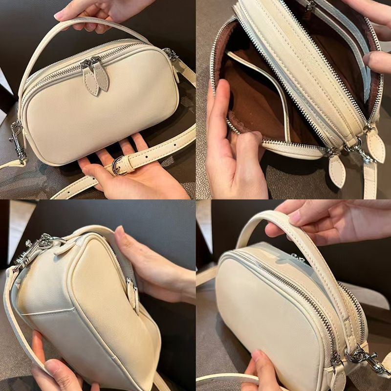 Fashion Small 2025 New Genuine Leather Women's Shoulder High-end Simple Crossbody Bag Handbag_voghion.com