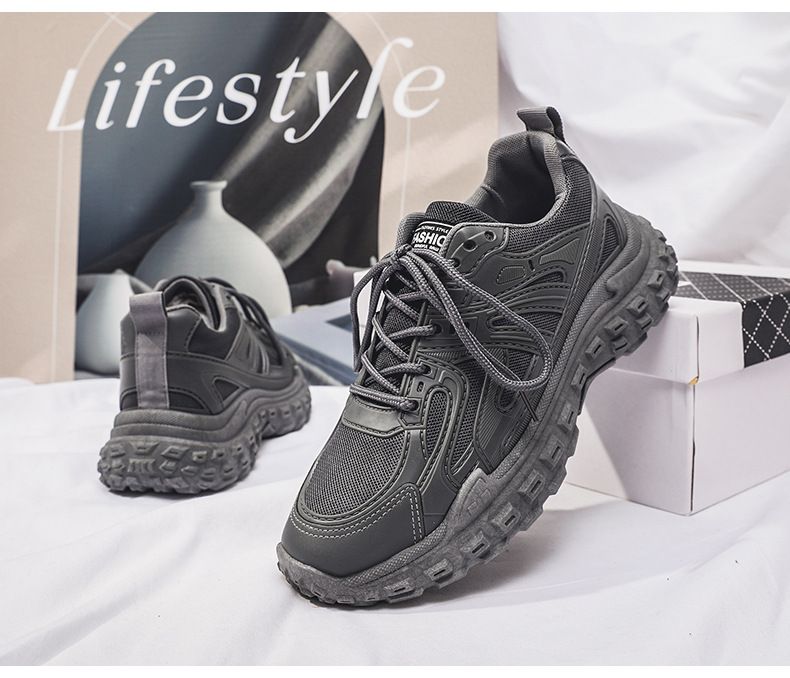 Sicherheits-Sneakers für Herren im Sommer aus atmungsaktivem Mesh im koreanischen Stil, trendige, vielseitige, rutschfeste Laufschuhe für Papa_voghion.com