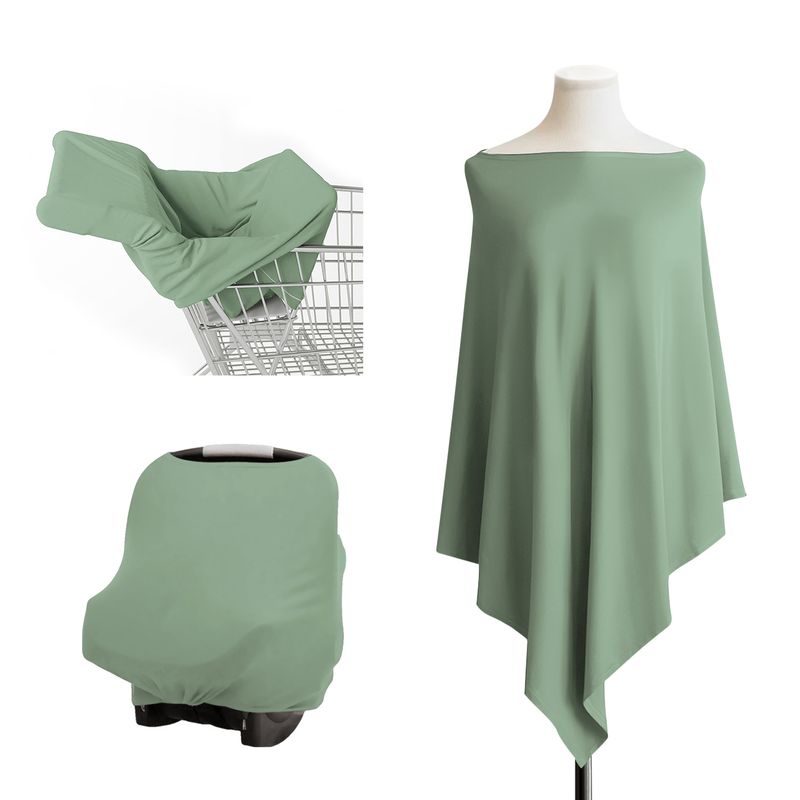Cross-border Multi-functional Nursing Towel Super Soft Nursing Blouse Stretch Breathable Nursing Towel Baby Bag Towel Car Seat Cover_voghion.com