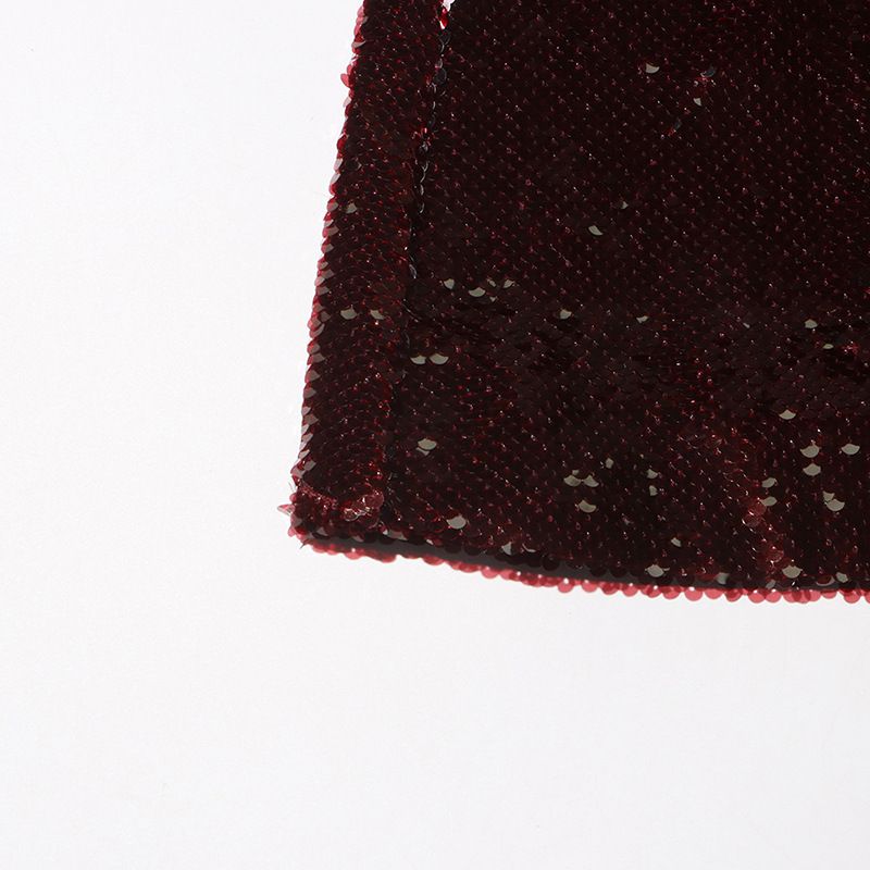 Abbigliamento da donna, design alla moda, piccolo abito con paillettes, elegante blazer con paillettes per donna - giacca da ufficio slim fit con scollo a V e design che stringe la vita_voghion.com