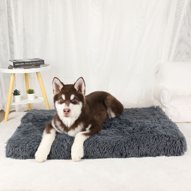 Dog Mat Fluffy Bed Cushion Accessory Supplies Pets Dogs Accessories Basket Baskets Big Small Pet Products Large Beds Sofa Cats_voghion.com