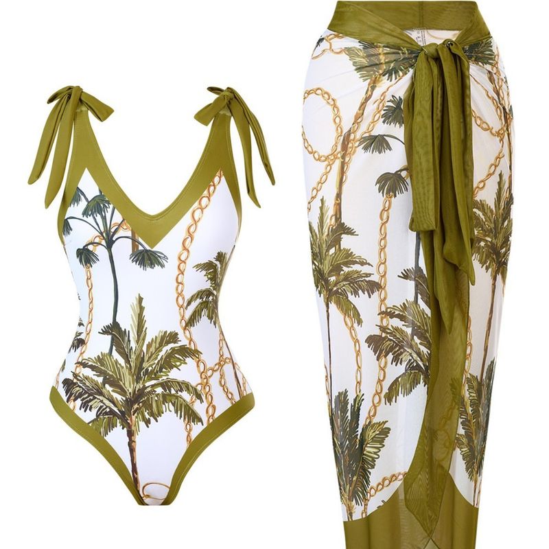 Maillot de bain conservateur couvrant le ventre, style source chaude, bikini une pièce français, taille haute, moulant, 2024_voghion.com