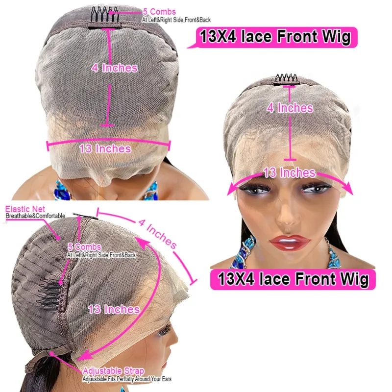13x4 Kurze Bob Perücke Spitze Front Menschliches Haar Perücken Für Frauen Brasilianische Lockige Wasser Welle_voghion.com