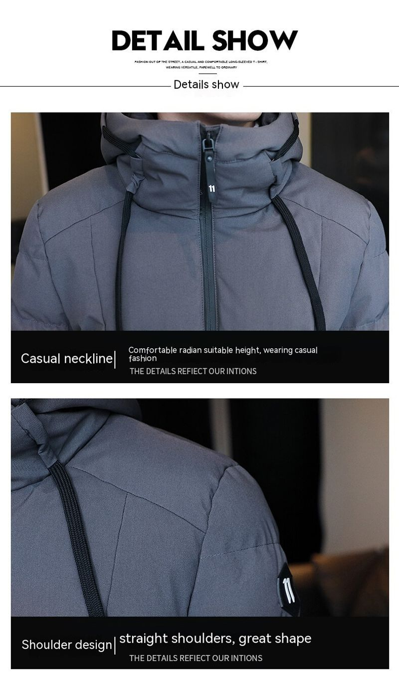 Giacca invernale da uomo, resistente al freddo e spessa, in cotone, con cappuccio, corta_voghion.com