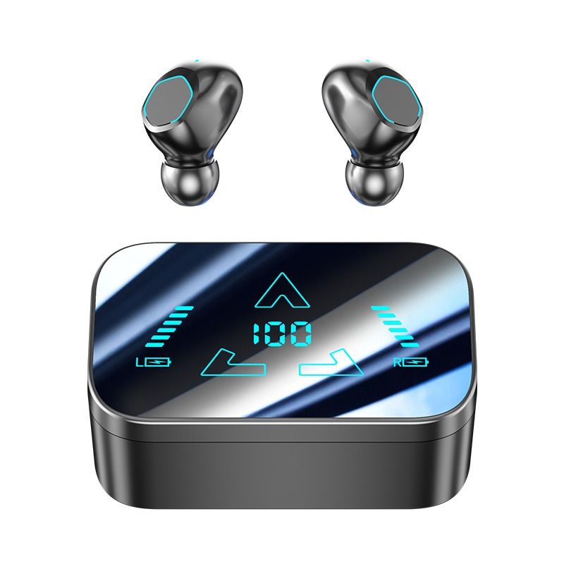 Bluetooth Kulaklık, Power Bank, Büyük Power Tws, Uzun Pil Ömrü, Dijital Ekranlı Çağrı, Acil Şarj, Kozmetik Ayna, Kulaklık M48._voghion.com